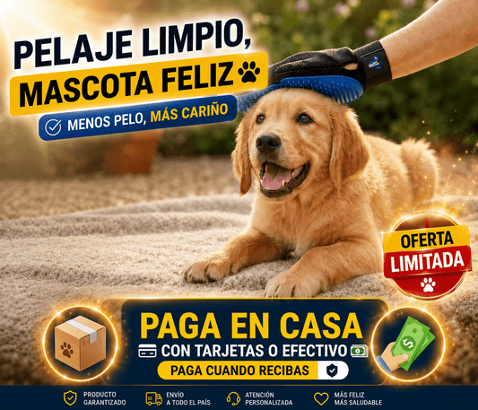 GUANTE QUITA PELOS DE MASCOTAS -