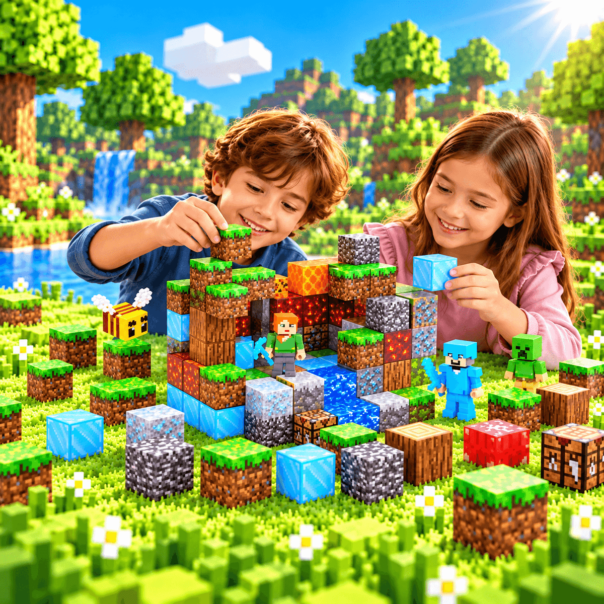 Bloques Magneticos Minecraft 87Pcs