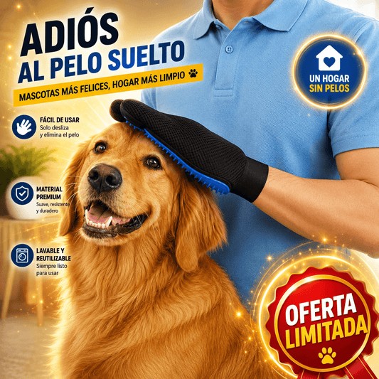 GUANTE QUITA PELOS DE MASCOTAS