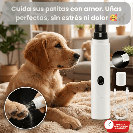LIMA ELECTRICA CON LUZ PARA MASCOTAS