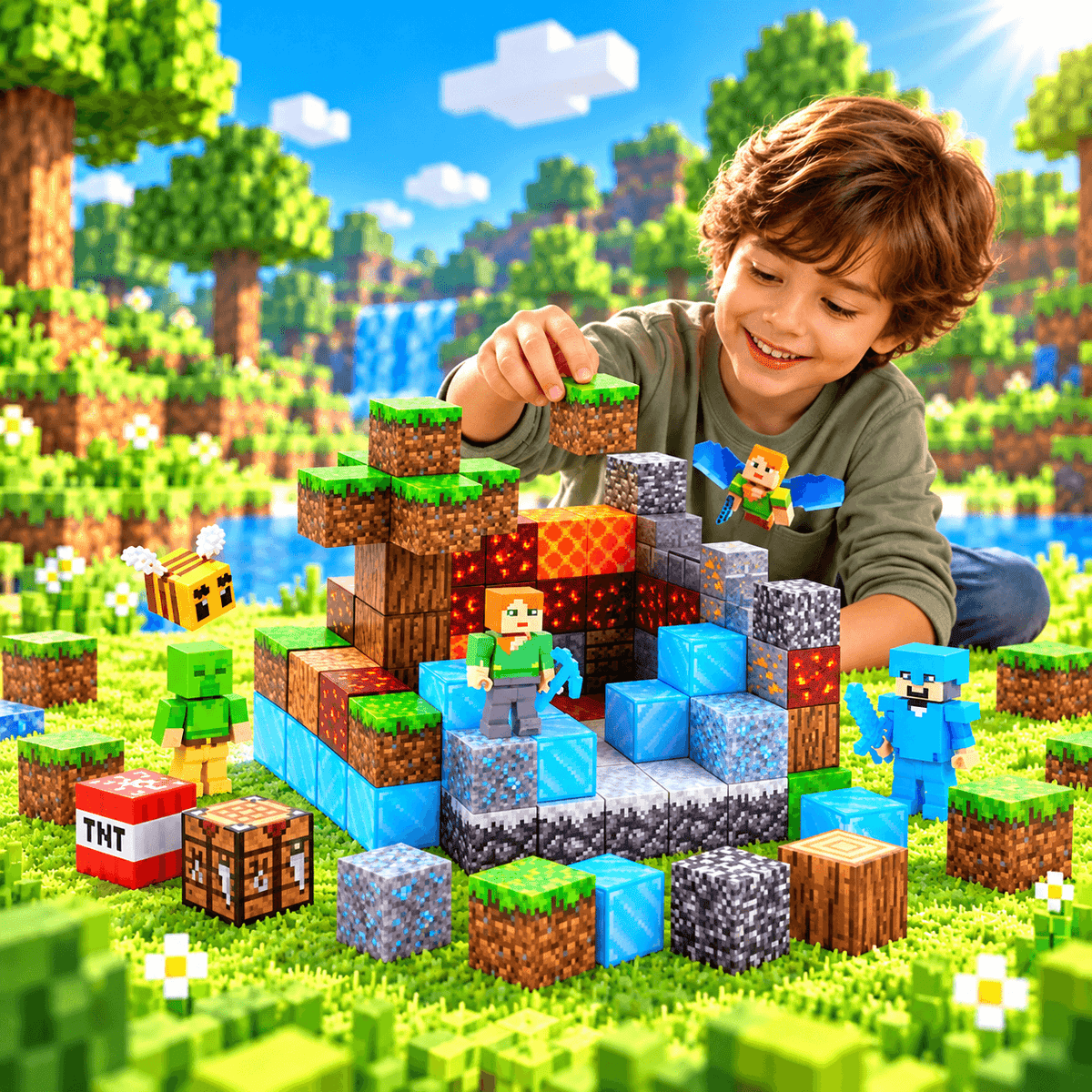 Bloques Magneticos Minecraft 87Pcs
