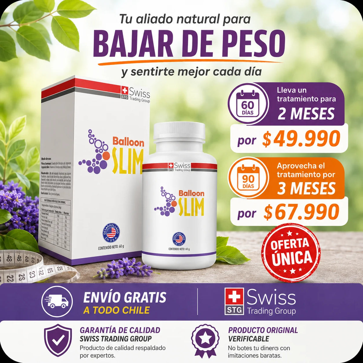 Balloon Slim Suplemento para adelgazar